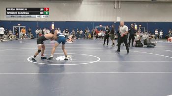 125 lbs Consi Of 4 - Mason Franklin, Johnson & Wales (RI) vs Spencer Buscema, Roger Williams