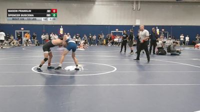 125 lbs Consi Of 4 - Mason Franklin, Johnson & Wales (RI) vs Spencer Buscema, Roger Williams