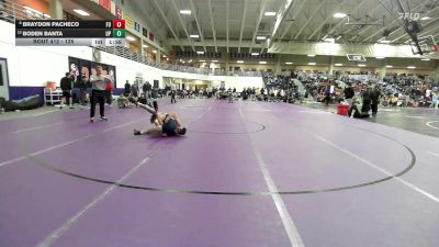125 lbs Champ. Round 3 - Boden Banta, Providence (Mont.) vs Braydon Pacheco, Friends University