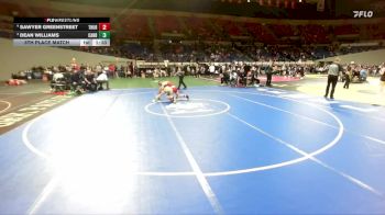 5A Boys 126 lbs 5th Place Match - Sawyer Greenstreet, Thurston Boys vs Dean Williams, Canby Boys