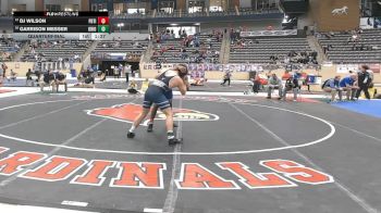 190 lbs Quarterfinal - DJ Wilson, Paducah Tilghman vs Garrison Messer, Ohio County