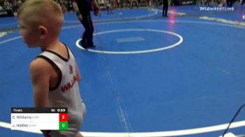 52 lbs Final - Carter Williams, Nebraska Boyz vs Jamaur Hadley, Sherman Challengers