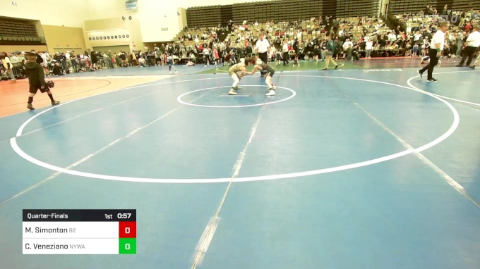 82-J lbs Quarterfinal - Matthew Simonton, Barn Brothers vs Camron ...