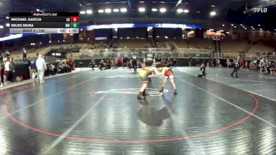 105 lbs Round 3 - Miles Mura, Mocco Wrestling vs Michael Garcia, Charlotte Hammerheads