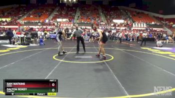 3-2-1A 190 Quarterfinal - Sam Watkins, Hoxie vs Dalton Rokey, Sabetha