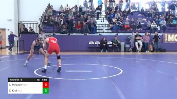 132 lbs Prelims - Conner Polacek, Westmont Hillto vs Carson Kist, Salesianum