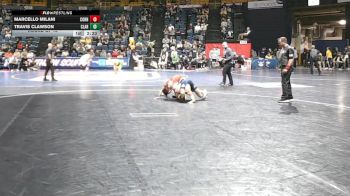 125 lbs Round Of 16 - Marcello Milani, Cornell vs Travis Clawson, Clarion