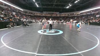 5A 120 lbs Quarterfinal - Roman Luttrell, Cleveland vs Hayden Sandoval, Atrisco Heritage