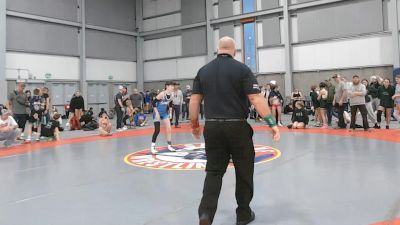 95 lbs Quarters - Anna Lozano, Sandpoint Legacy Wrestling Club vs Cecilia Bargas, California