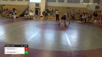 189 lbs Quarterfinal - Owen Hutchinson, Big Spring vs Colton Zimmerman, Carlisle