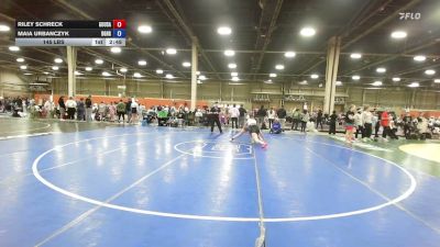 145 lbs Quarterfinal - Riley Schreck, Ground Up USA - GHSE vs Maia Urbanczyk, Doughgirls - GHSE
