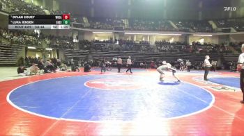 144-4A 1st Place Match - Dylan Couey, Woodland, Cartersville vs Luka Jensen, Cass