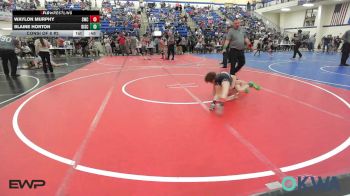 70 lbs Consi Of 8 #2 - Waylon Murphy, Salina Wrestling Club vs Blaine Horton, Disciple Wrestling