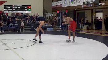 157 lbs Quarterfinal - Aaron Concepcion, Clackamas Community College vs Kellen Kolka, Umpqua Community College
