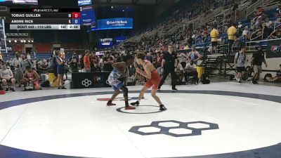 113 lbs Champ. Rd Of 64 - Tobias Guillen, Idaho vs Andre Rice, Illinois