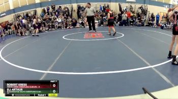 84 lbs Round 1 (10 Team) - Eli Arthur, Bloomington South Wrestling Club vs Robert Kress, Indian Creek Wrestling Club (M)