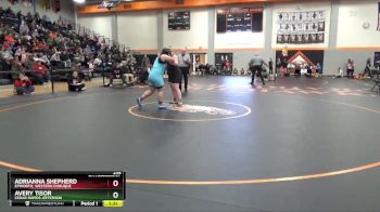 235 lbs Quarterfinal - Avery Tisor, Cedar Rapids Jefferson vs Adrianna Shepherd, Epworth, Western Dubuque