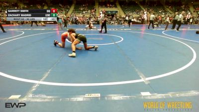 96 lbs Consi Of 8 #1 - Garrett Smith, King Select vs Zachary Madrid, Lincoln Christian