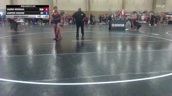 132 lbs Semifinal - Jaden Weisgal, Brandon vs Jasper Croom, SONS OF THUNDER