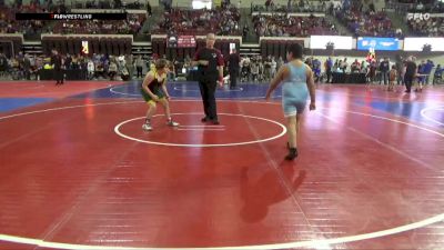 Round 1 - Jesse James, Rustler Wrestling vs Jaxon Wagner, East Glacier Bobcats