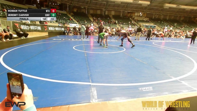 Roman Tuttle 115 lbs Final - Roman Tuttle, WTC vs Jeremy Carver, Contender Wrestling ...