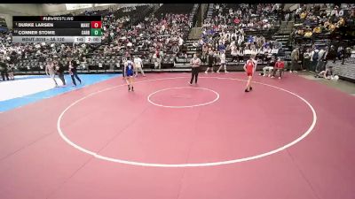 3A 120 lbs Champ. Round 1 - Durke Larsen, Manti vs Conner Stowe, Carbon