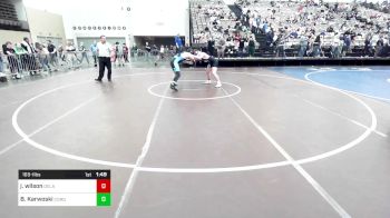 165-I lbs Round Of 32 - Jacque Wilson, Delaware Club Wrestling vs Brandon Karwoski, Cordoba Trained
