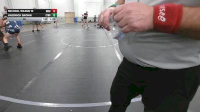 96 lbs Round 7 (8 Team) - Kaedrick Brown, CTWHALE Blue vs Michael Wilbur III, Neighborhood Wrestling