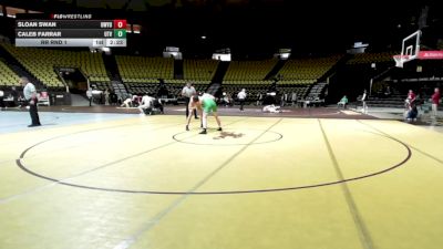 165 lbs Rr Rnd 1 - Sloan Swan, Unattached-Wyoming vs Caleb Farrar, Utah Valley