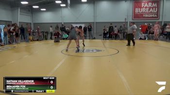 132 lbs Cons. Round 3 - Nathan Villasenor, Poquoson Athletic Association vs Benjamin Fox, River City Wrestling LLC