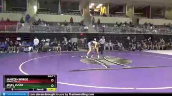 120 lbs Round 1 (8 Team) - Jesse Loges, Blair vs Jantzen Borge, Manhattan