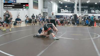 162 lbs Rr Rnd 3 - Ace Dunbrook, Journeymen Black - HSC vs Zach Rygiel, Grit Mat Club Red - HSC