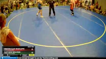 220 lbs Round 2 - Tristan Clay-Radcliffe, Michigan Matcats vs Matthew Bollman, Lapeer High School