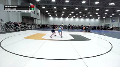 106 lbs Consi Of 64 #2 - Joshua DeOrio, PA vs Bryce Books, OH