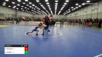 70 lbs Prelims - Diezel Russell, Winfield Youth Wrestling vs Carson Carter, North Brevard Wrestling Association