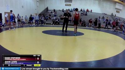 126 lbs Quarterfinal - Gage Stephens, Punishment Wrestling Academy vs Gavin Lewis, Peacock Wrestling Club LLC