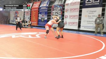 235 Class 2 lbs Semifinal - Mackenzie Booth, Webb City vs Sophiea Quinn, Lebanon