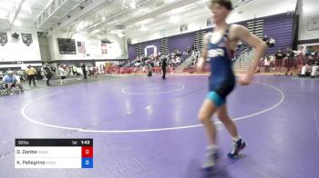 92 lbs Final - Derek Danbe, Red Nose WC vs Kurt Pellegrino, Shore Thing WC