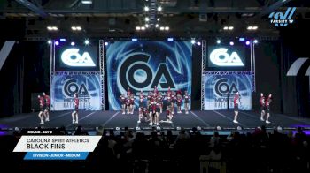Carolina Spirit Athletics - Black Fins [2025 L2 Junior - Medium Day 2] 2025 COA Grand Nationals