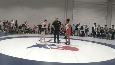 135 lbs Champ. Rd Of 32 - Kailani Barrientos, Team Jax Wrestling vs Abby Richard, Peninsula Wrestling Club