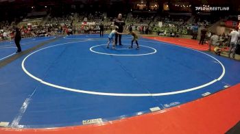 46 lbs Consolation - Ausome Guillermo, CVBJJ vs Cole Patrick, Hudson WC