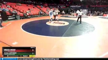 1 lbs Cons. Round 2 - Evan Antonio, Colfax (Ridgeview) vs Brock Wood, Richmond (Burton)