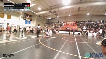 92-98 lbs Semifinal - Ryder Hobbs, Salina Wrestling Club vs Kaiden Burt, Wagoner Takedown Club