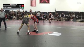 133 lbs Quarters & 1st Wb (16 Team) - Brennan Henderson, Sierra College vs Elias Hashimi, Chabot College