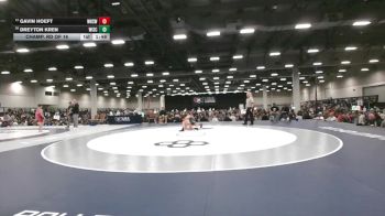 106 lbs Champ. Rd Of 16 - Dreyton Kren, Wisconsin vs Gavin Hoeft, Wayzata High School Wrestling