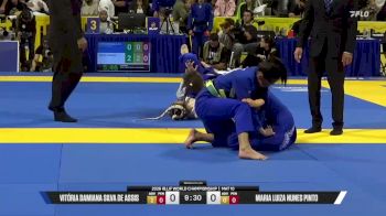 Maria Luiza Nunes Pinto vs Vitória Damiana Silva De Assis 2026 World Jiu-Jitsu IBJJF Championship