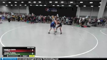 132 lbs Champ. Round 1 - Marco Costa, California vs Owen Floral, Built By Brunson Wrestling