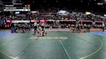 G - 135 lbs Cons. Semi - Emily Zachary, Columbus Girls vs Etta Wicks, Fort Benton Girls