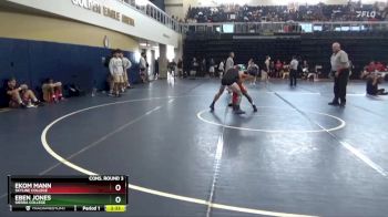 141 lbs Cons. Round 3 - Eben Jones, Sierra College vs Ekom Mann, Skyline College