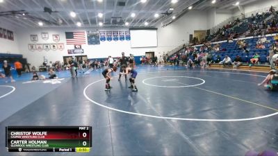 82 lbs 5th Place Match - Carter Holman, Glenrock Wrestling Club vs Christof Wolfe, Casper Wrestling Club